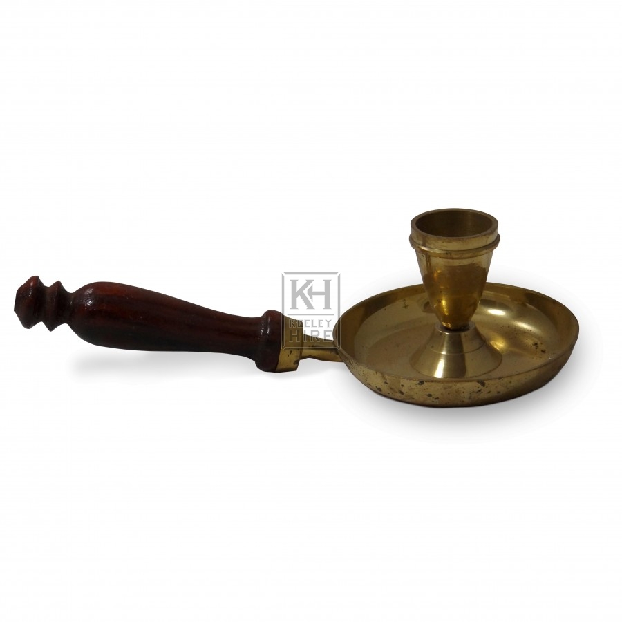 Longhandled Brass Candleholder