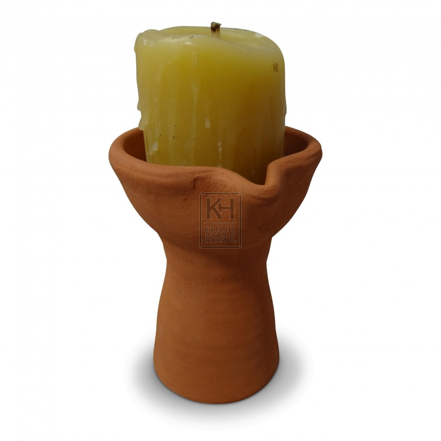 Tall Ceramic Candleholder