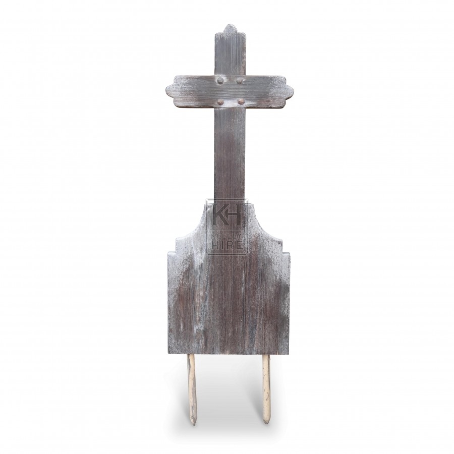 Studded Wooden Cross