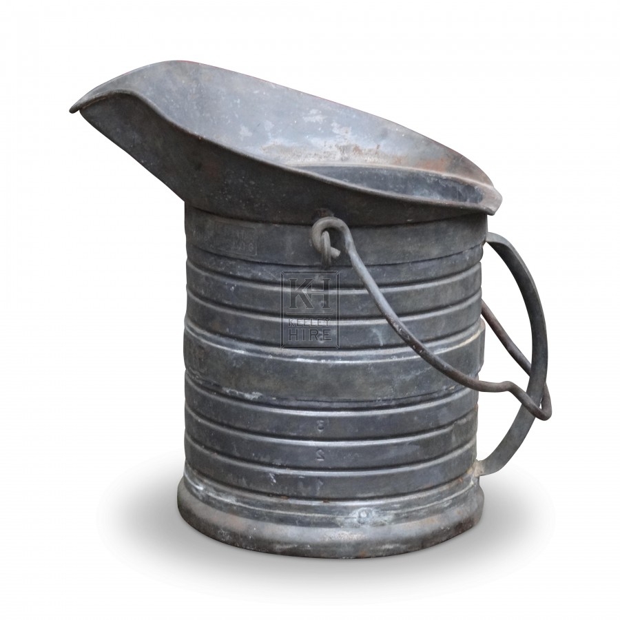 Galvanised Jug Shaped Bucket