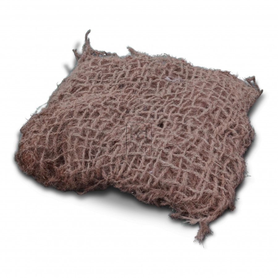 Large section of rope net