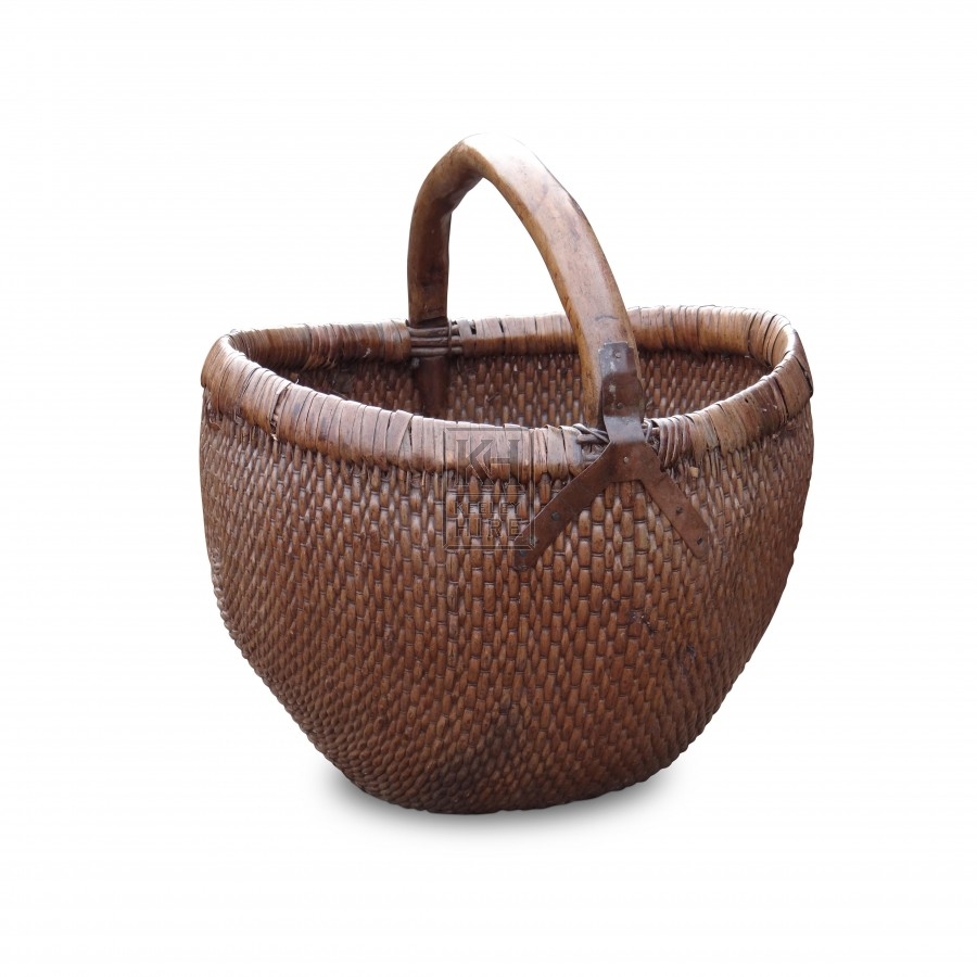 Deep Rounded Hand Basket