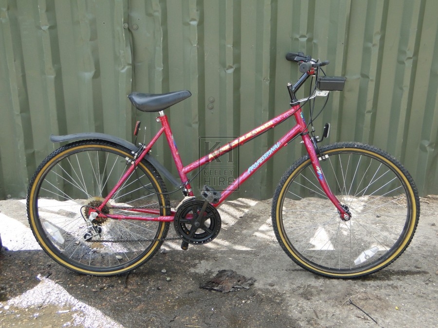 Ladies Red Mountain Bicycle