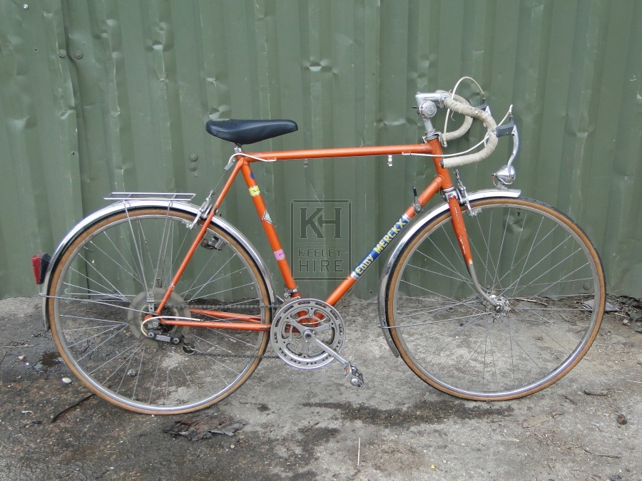 Orange Racing Bicycle