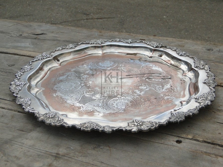 Silver tray number 7