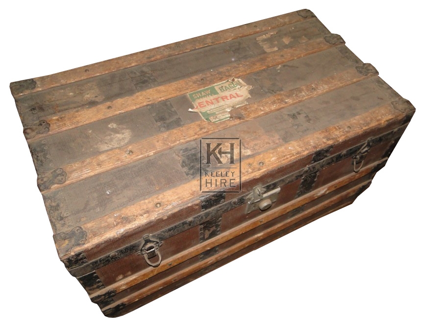 Rustic Wooden branded Period Chest