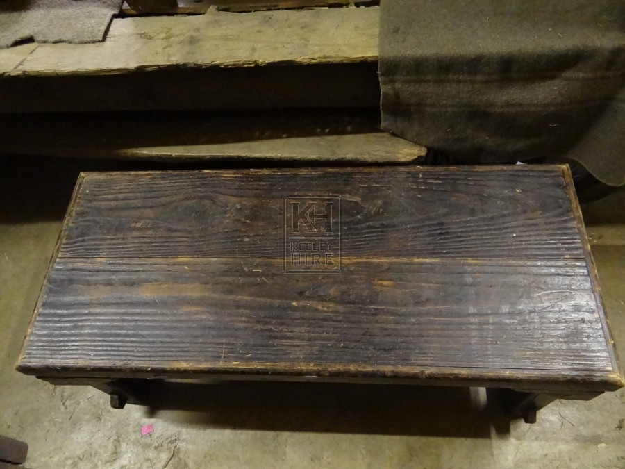 Dark Wood Rectangular Table