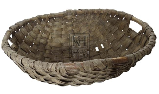 Woven bowl basket