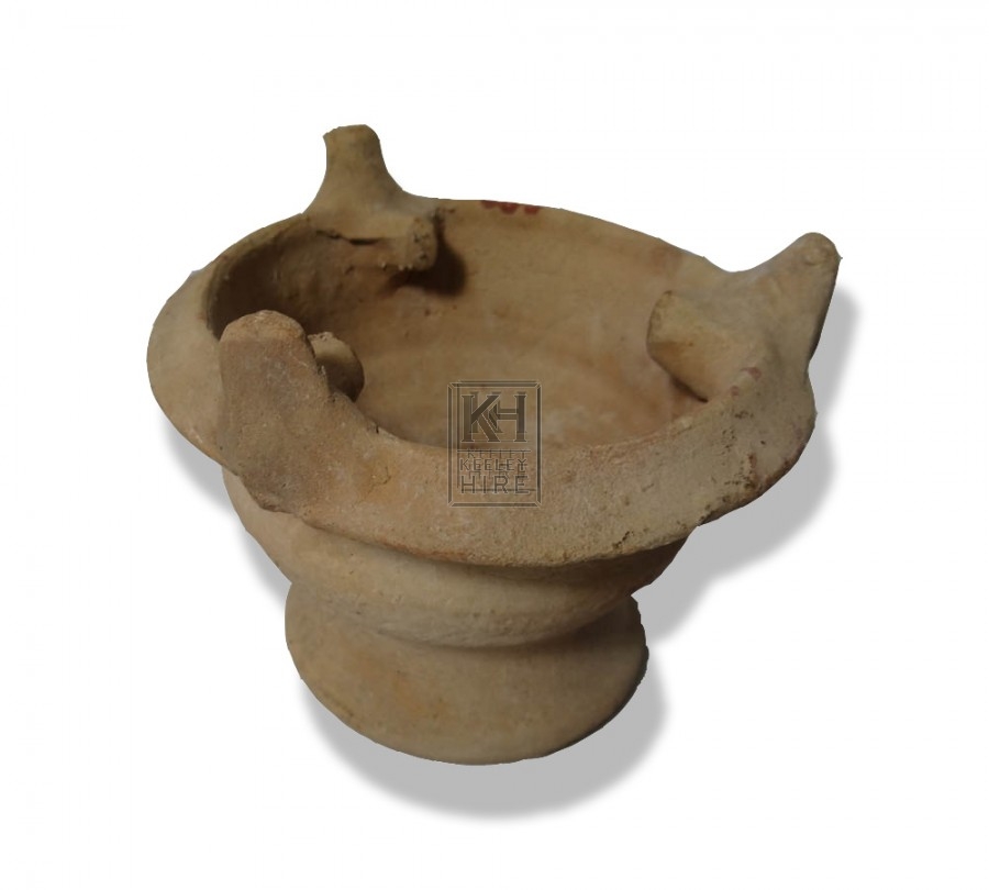 Pottery bowl burner