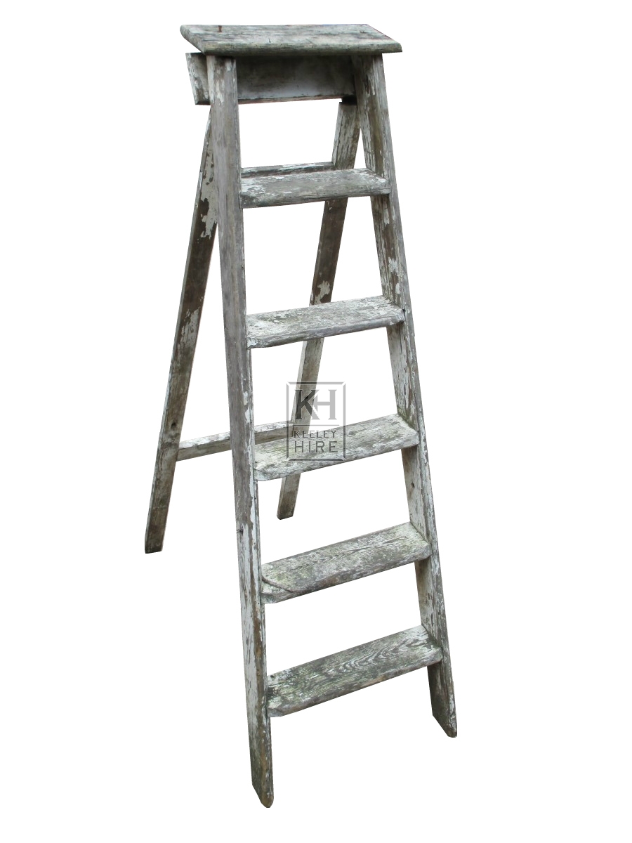 Rustic Wooden Step Ladder