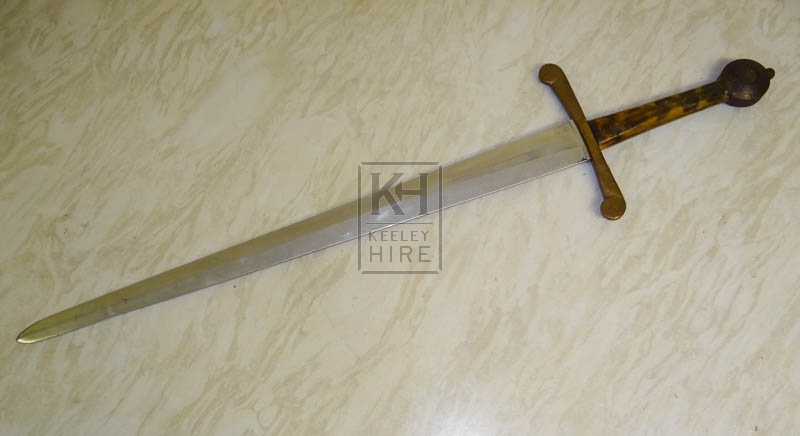 Lightweight steel sword