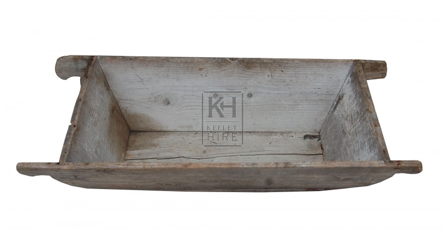 Wooden Trough with Handles