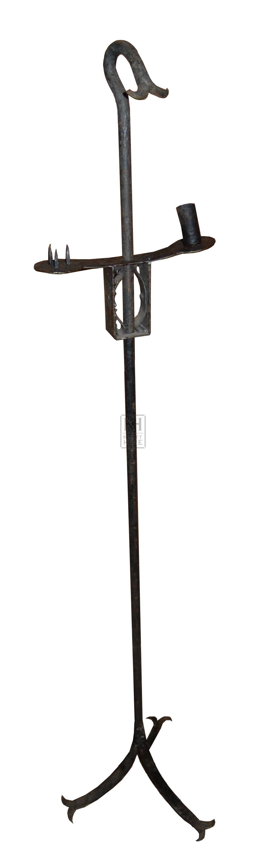 Tall Iron Candleholder # 1