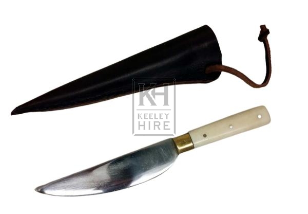 Horn handle knife 