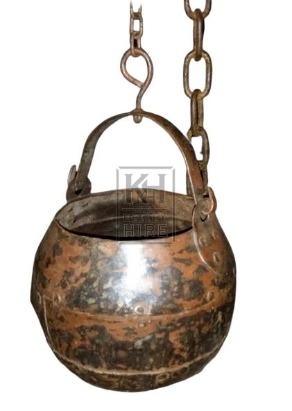 Small hanging cooking pot