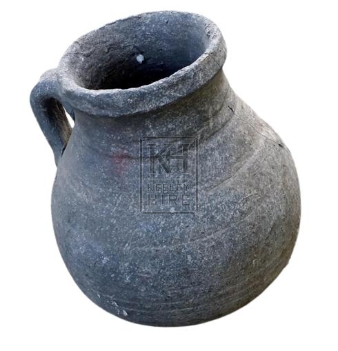 Grey ceramic jug