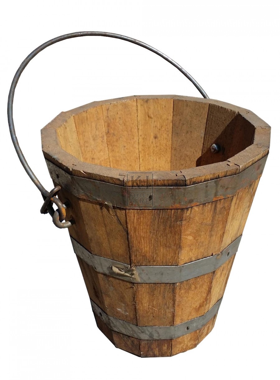 Light wood new bucket