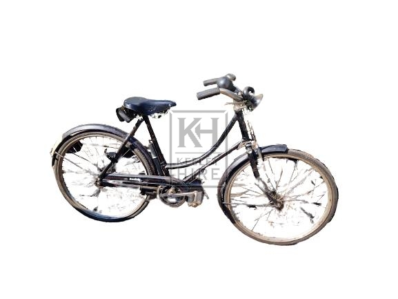 Young girls period bicycle