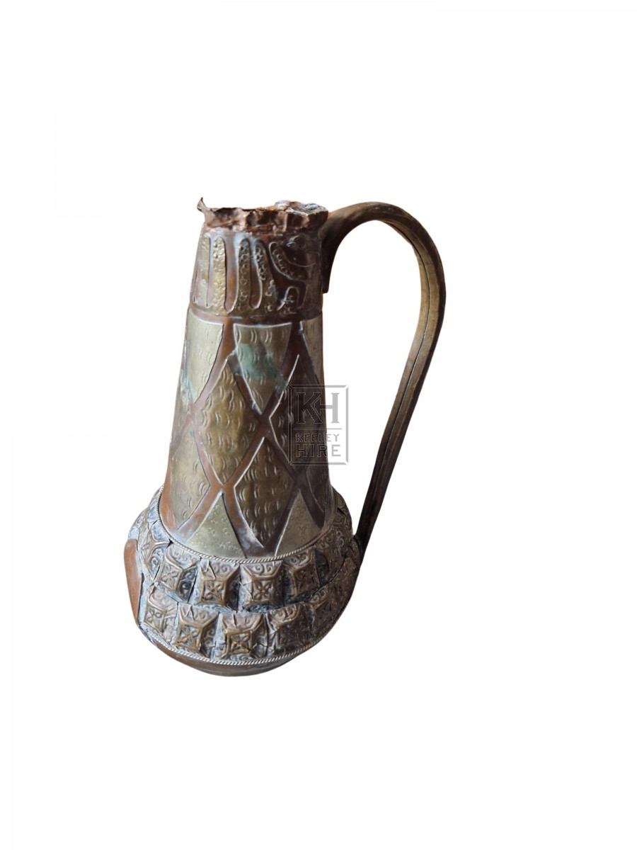 Ornate ethnic medium jug