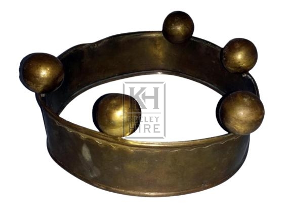 Gold simple crown