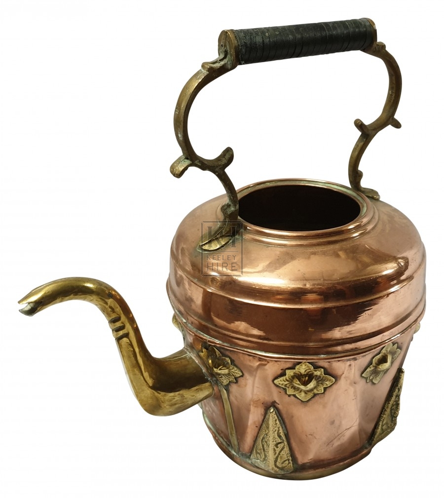 Moroccon brass & copper kettle