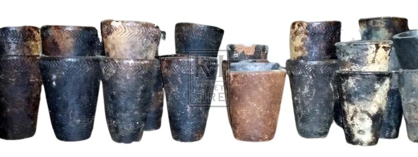 Large ceramic beakers