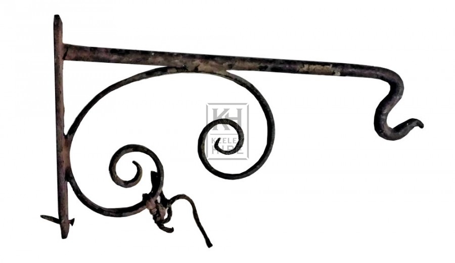 Small Iron Bracket With Hook