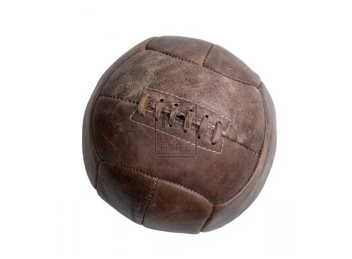 Vintage leather football