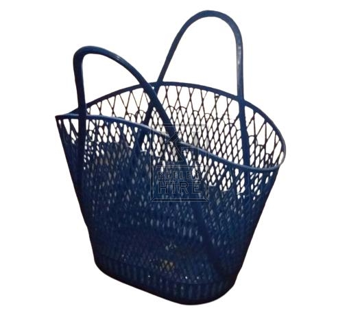 Plastic basket blue