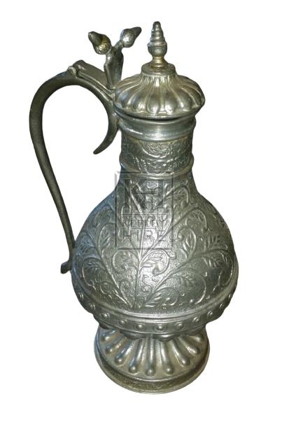 Silver ornate small jug