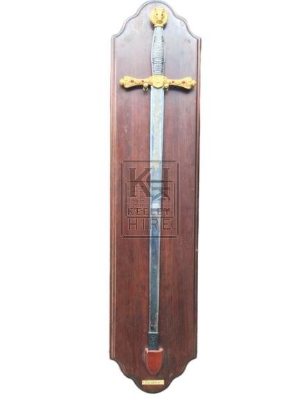 Wall Mounted Excalibur Sword
