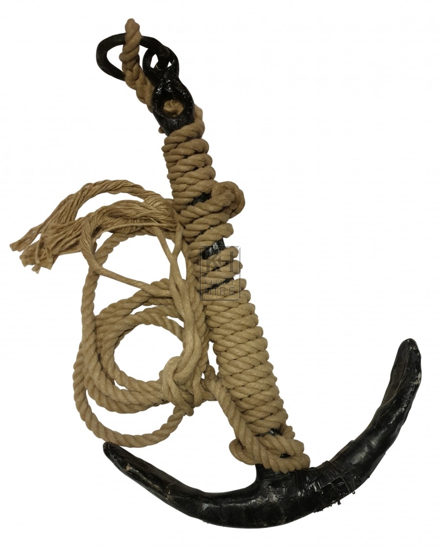 Medium fibreglass anchor with rope