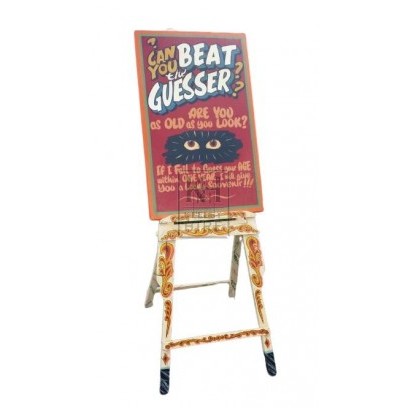 Beat the Guesser fairground stand