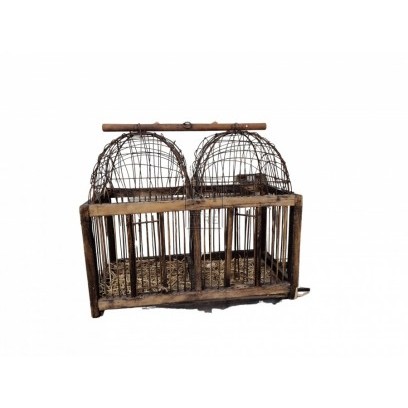 Double-Dome Livestock Cage