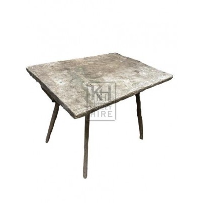 Small Distressed Side Table