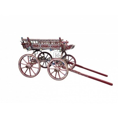 Small Painted Dog Cart