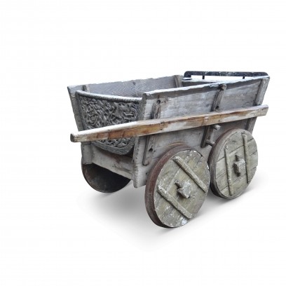 Hand Cart With 4 Solid Wheels