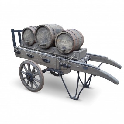 Flat Handcart With Or Without Barrels