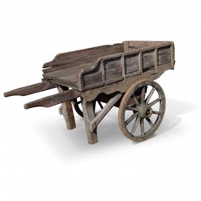 Shaped Side Wooden Handcart