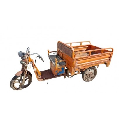 Orange Tuk Tuk Rickshaw
