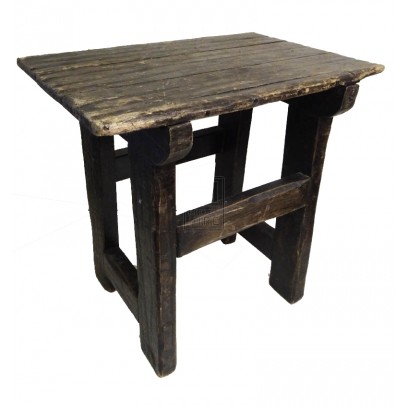 Small dark wood table