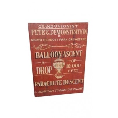 Grand Union Balloon Ascent sign