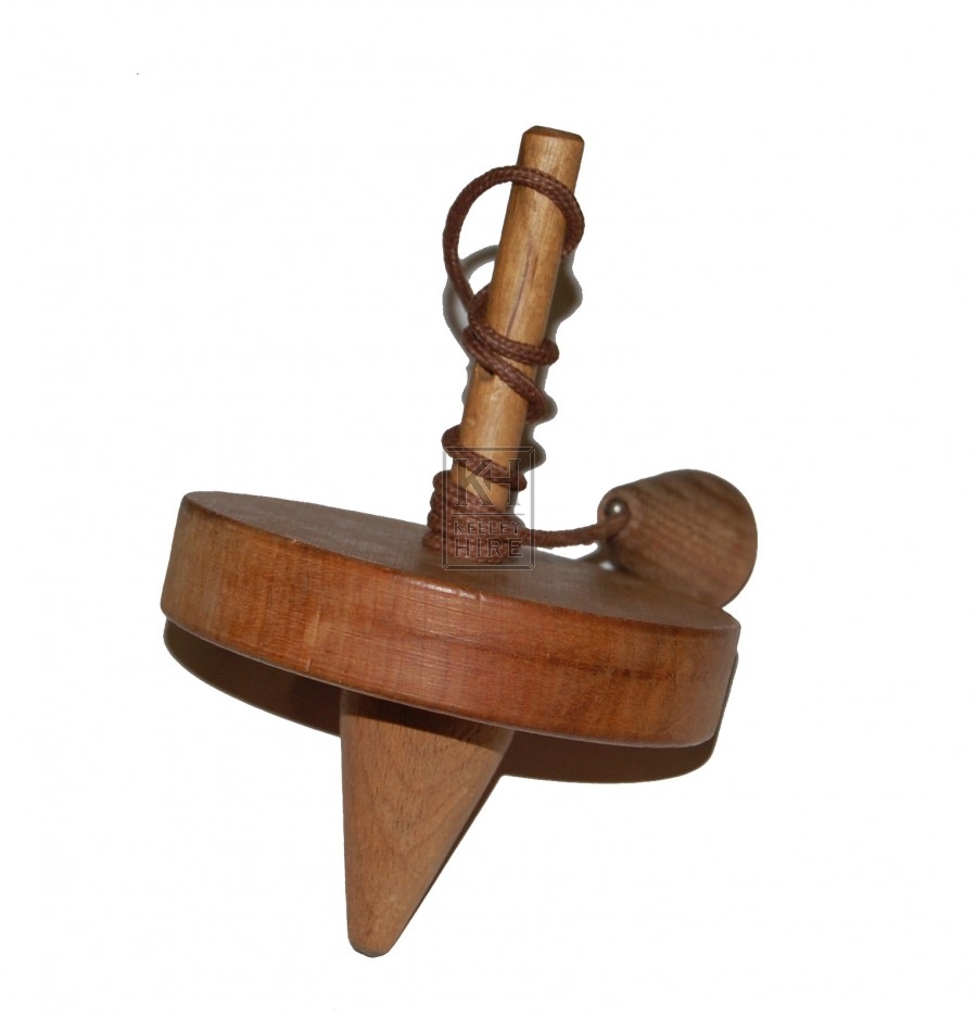 Toys And Games Prop Hire » Wood painted spinning tops ...