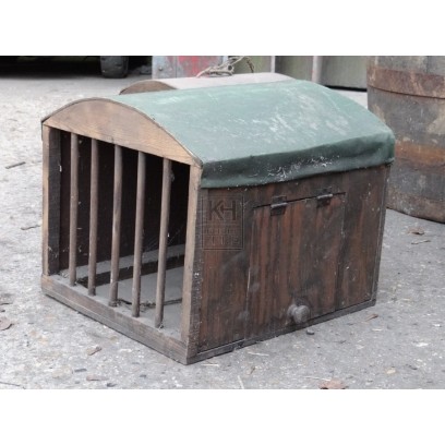 Cage with closed sides