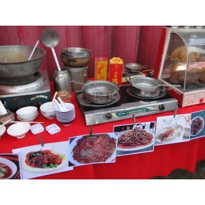 Chinese Market Food Stall