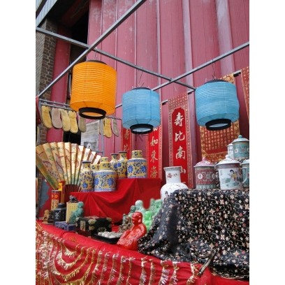Chinese gifts & oddities market stall