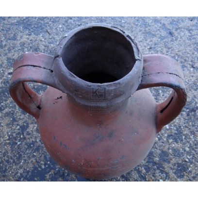2-handle flat bottom amphora