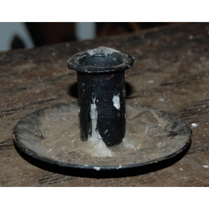 Small Pewter Candleholder