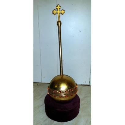 Orb with long crucifix