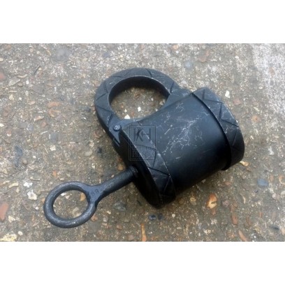 Large early padlock with key